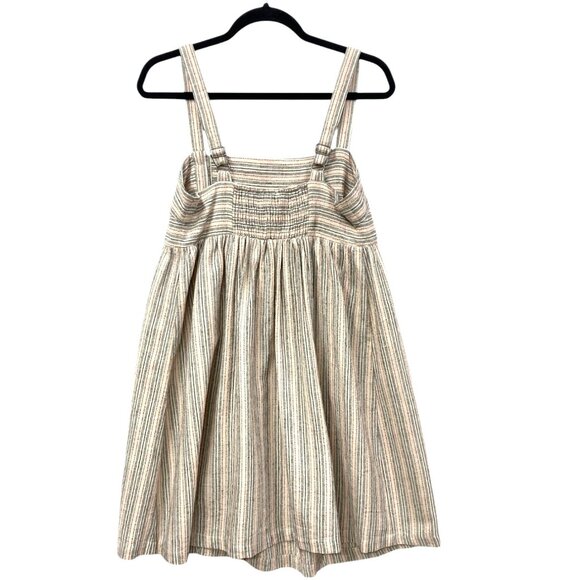 Hem & Thread Short Striped Sundress, Sz Small, High Waist, Straps, Smocking, NEW - Picture 5 of 9
